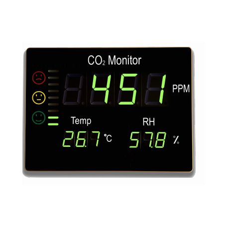 Mesurador qualitat aire CO2 FTK-CHT2008. Rang 0-9999 ppm
