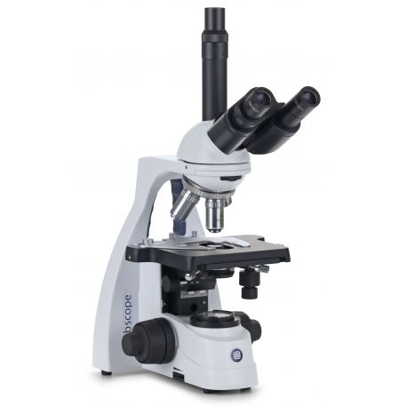 Microscopio planoacromático Bscope BS-1153-PLi/4N. Triocular 40x-1000x