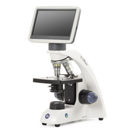 Microscopio LCD Bioblue BB-4200-LCD. Monocular 40x-400x con pinzas