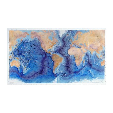Geología V-54820. Mapa maqueta fondo oceánico 970x540 mm
