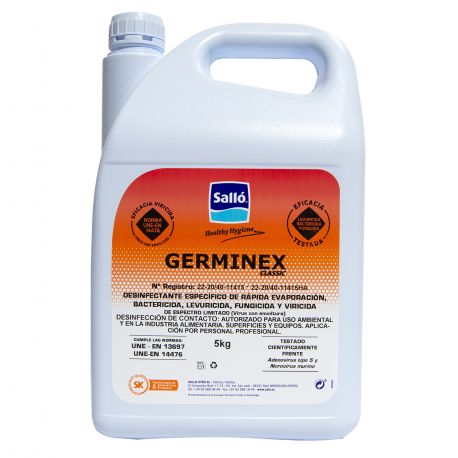Desinfectant superfícies general Germinex. Classic. Garrafa 5000 ml