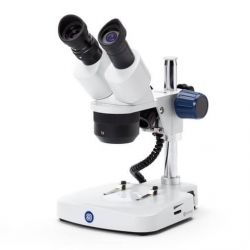 Estereomicroscopio binocular Edublue ED-1402-P. Columna 20x-40x
