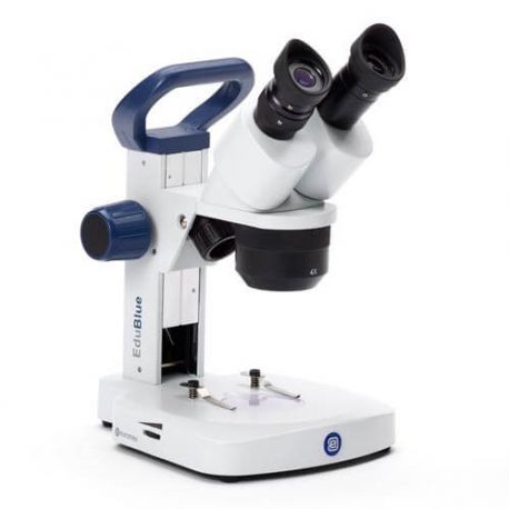 Estereomicroscopio binocular Edublue ED-1402-S. Brazo fijo 20x-40x