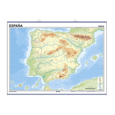 Mapa mural mut retolable 1400x1300 mm. Península ibèrica