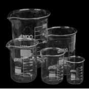 Vasos precipitados vidrio Endo 50 ml. Caja 12 unidades