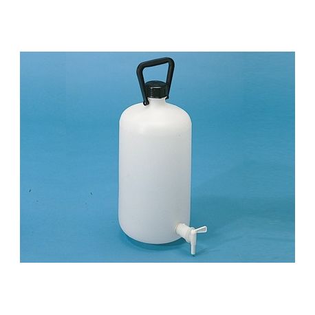 Bidón  plástico PEHD cilíndrico con grifo. Capacidad 50 litros