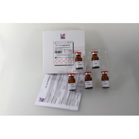 Suplement trifeniltetrazole clorur 1% (TTC) L-80300. Capsa 5x10 ml