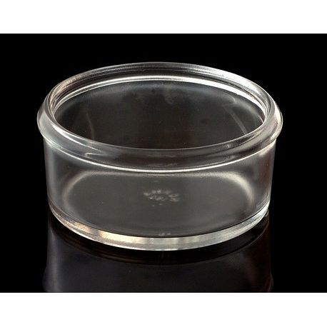 Cristalizador vidrio grueso con refuerzo. Tamaño 60x120 mm (500 ml)