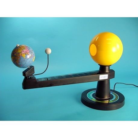 Model astronòmic sistema Sol-Terra-Lluna. Moviment manual