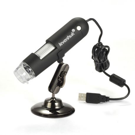 Microscopio digital USB Levenhuk DTX 50. Sensor 1.3 Mp (20x-400x)