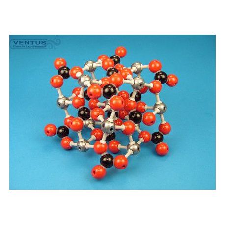 Model cristal·logràfic MKO-126-66. Calcita, 66 àtoms