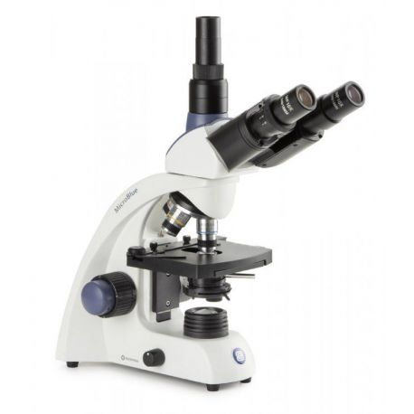 Microscopi acromàtic Microblue MB-1053. Triocular 40x-400x