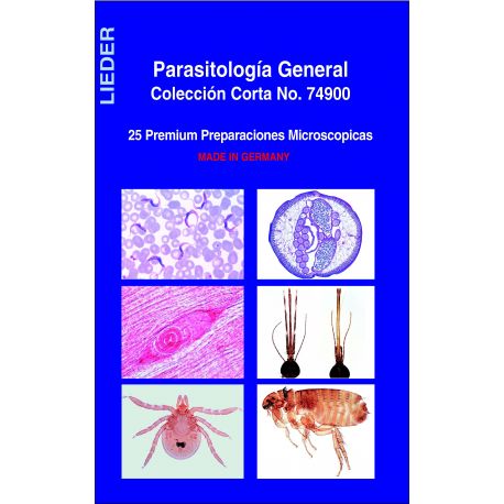 Preparaciones microscópicas L-74900 (25p). Parasitismo reducido
