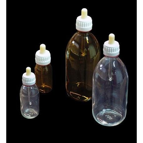 Flascó comptagotes vidre incolor amb tub i pera. Capacitat 30 ml