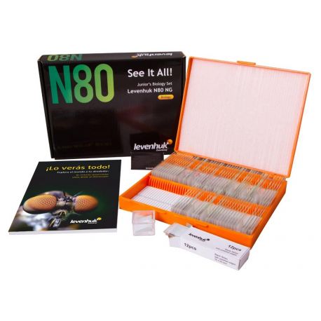 Preparaciones microscópicas N80-NG. Set completo 80 preparaciones