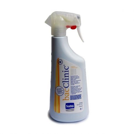 Desinfectant superfícies clínic Bacclinic. Polvoritzador 750 ml