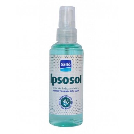 Solució mans hidroalcohòlica antisèptica Ipsosol. Capsa 40x75 ml