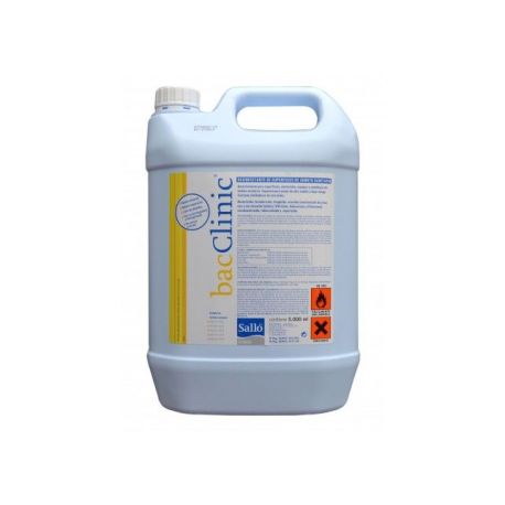 Desinfectant superfícies clínic Bacclinic. Capsa 4x5000 ml